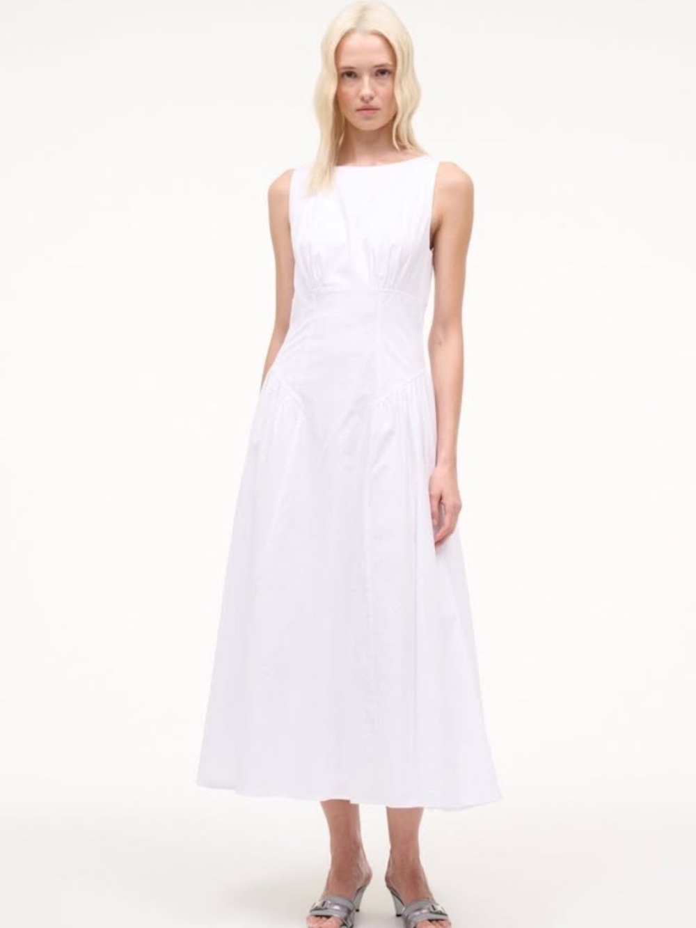 Staud | Gwen Dress White